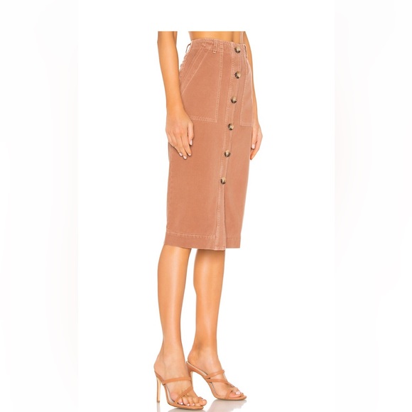 Revolve: Free People: Midi Utility Skirt - Picture 3 of 6